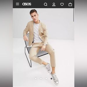 ASOS Slim Beige Suit